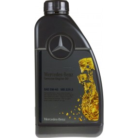 Масло,Моторное масло 5W40 синтетическое MERCEDES BENZ MB 229,3 1 л (A000989910211AHFE)