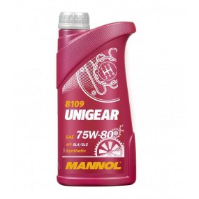 Масло трансмиссионное  на синтетической основе Unigear 8109 75W-80 GL-4/GL-5 LS 1л