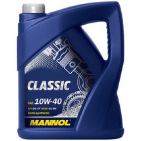 MANNOL CLASSIC 10W-40 моторное масло полусинтетическое  бензин/дизель 5 л